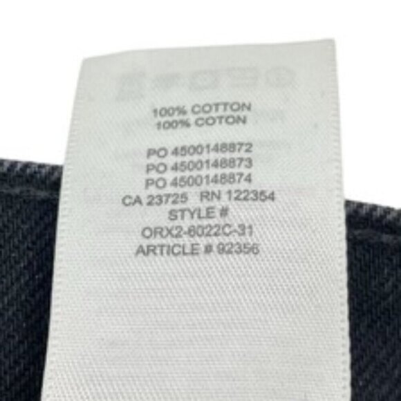 Aritzia Sunday Best High Rise Tapered Leg Jean Womens Size 2 Washed Black - Picture 6 of 8